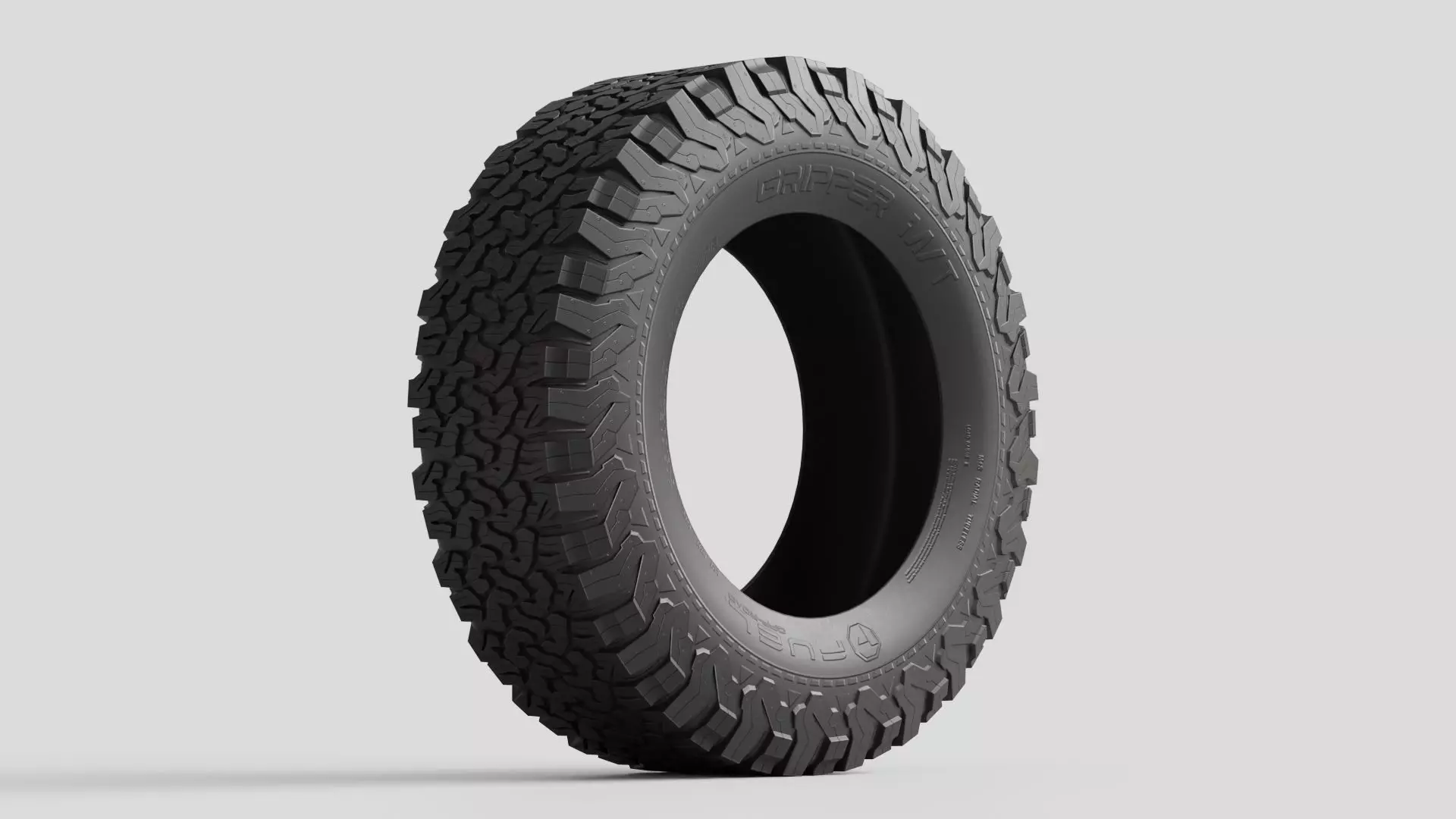 Offroad Tire Free low-poly 3D model