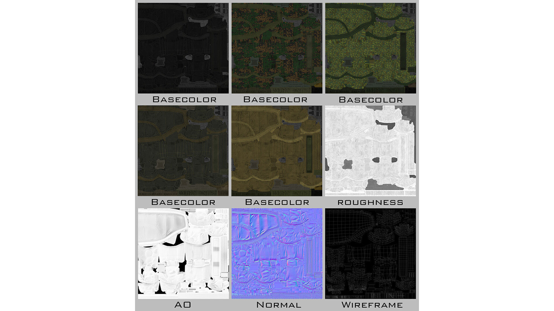 Tactical Vest Low-poly 3D model_15