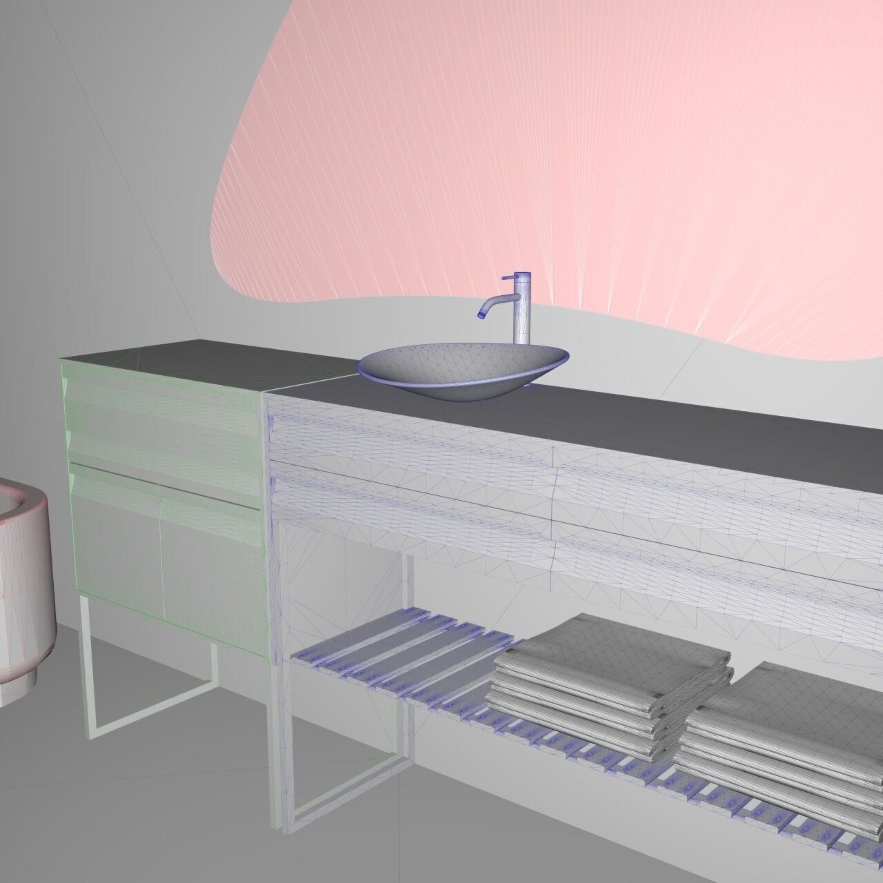 Modern Harmony Bathroom 3D model_11