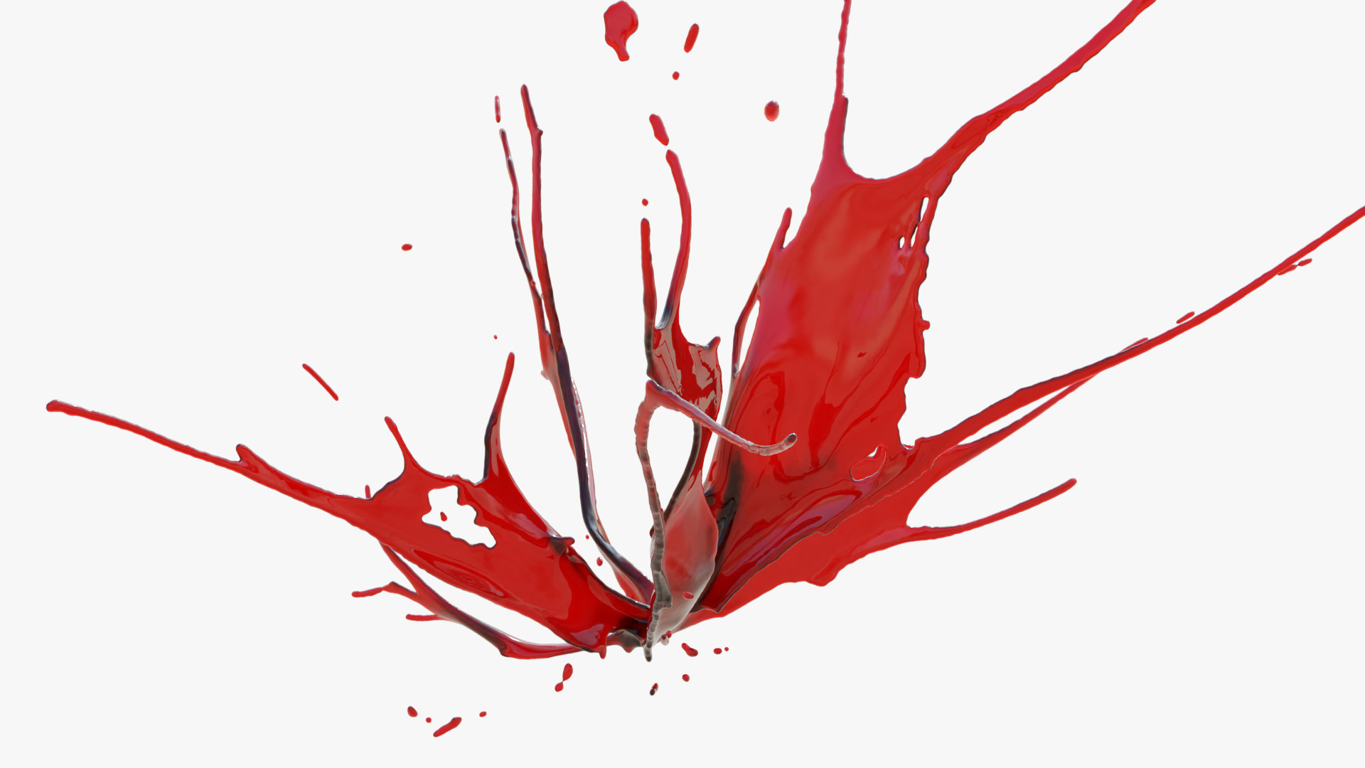 Animated Swirly Blood Splash 9 3D model_2