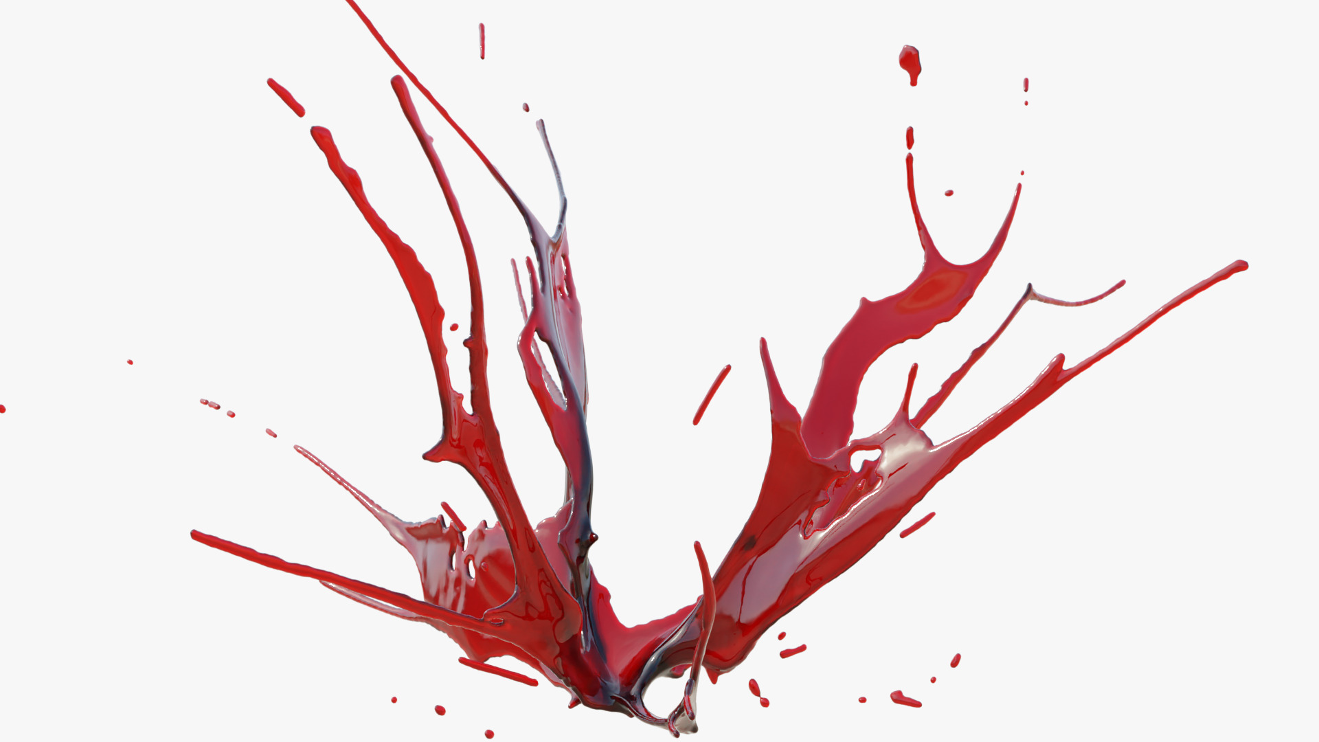 Animated Swirly Blood Splash 9 3D model_5