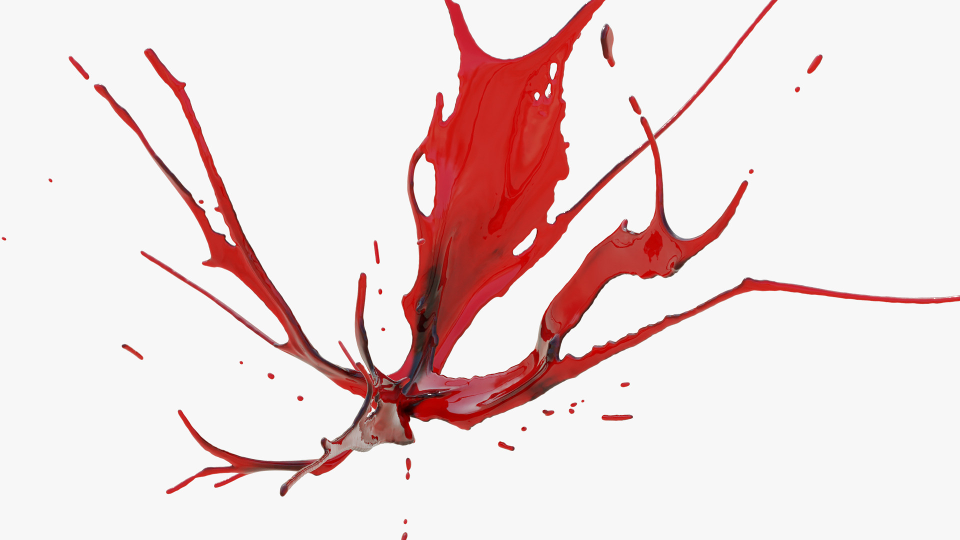 Animated Swirly Blood Splash 9 3D model_3
