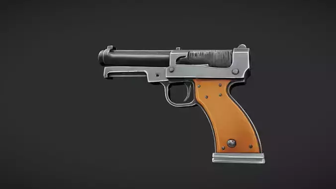realistic handgun illustration