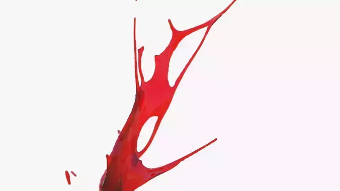 Animated Swirly Blood Splash 6