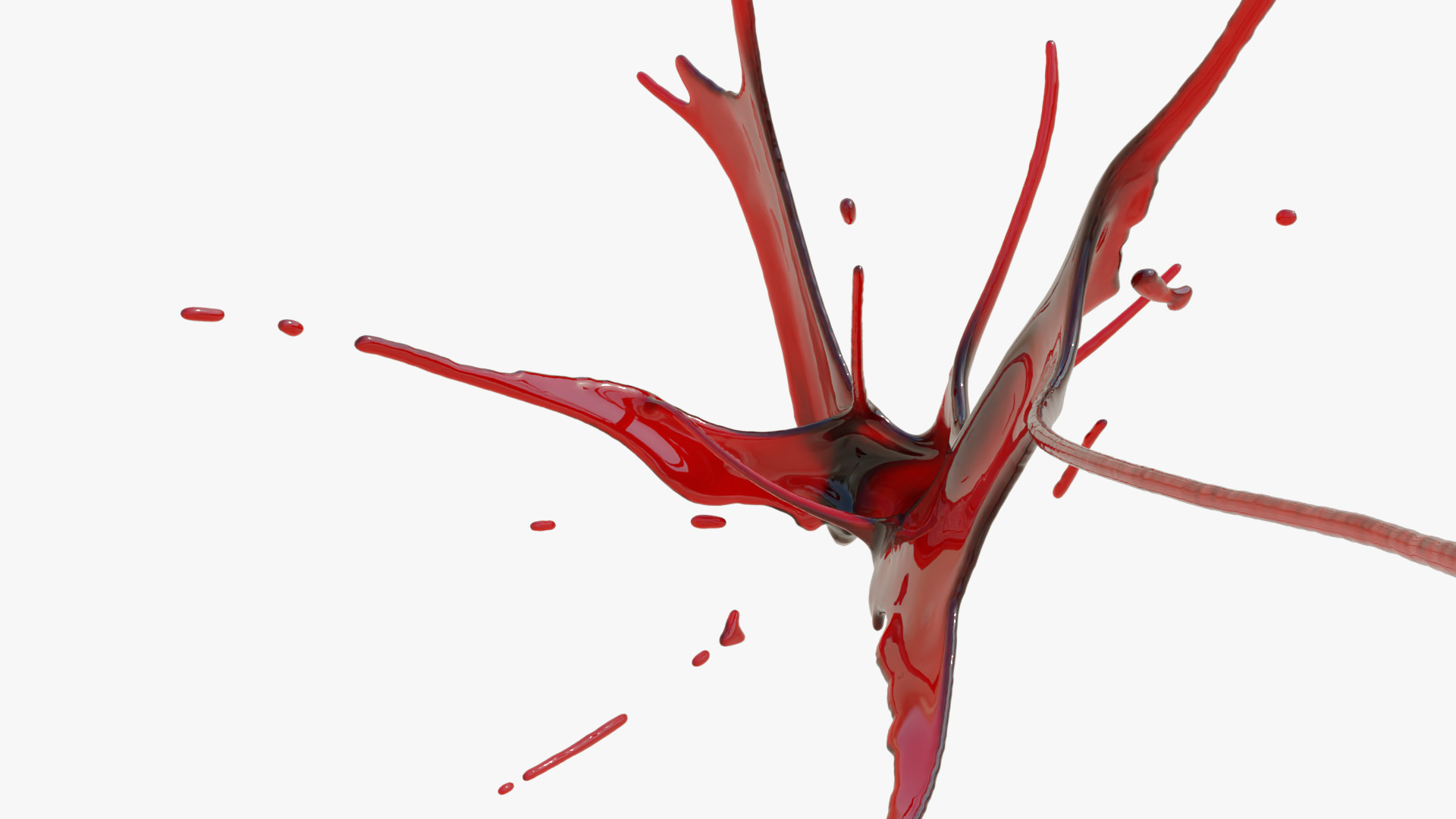 Animated Swirly Blood Splash 5 3D model_3