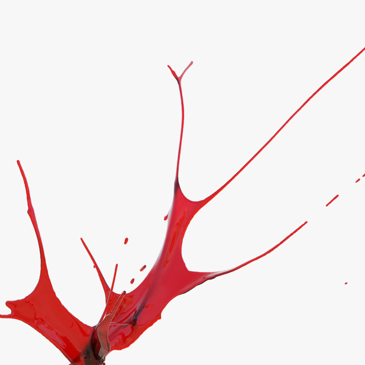 Animated Swirly Blood Splash 5 3D model_5