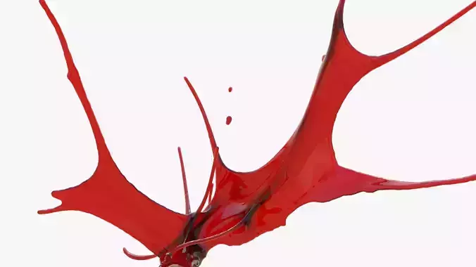 Animated Swirly Blood Splash 5