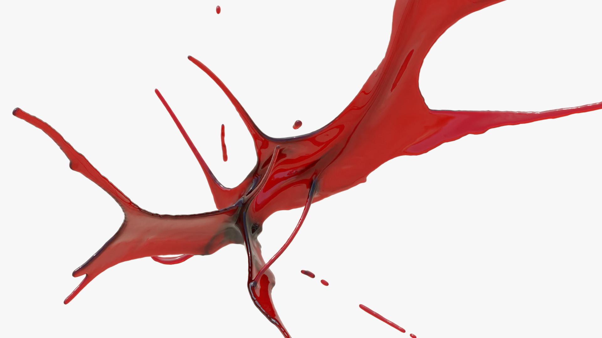Animated Swirly Blood Splash 5 3D model_4
