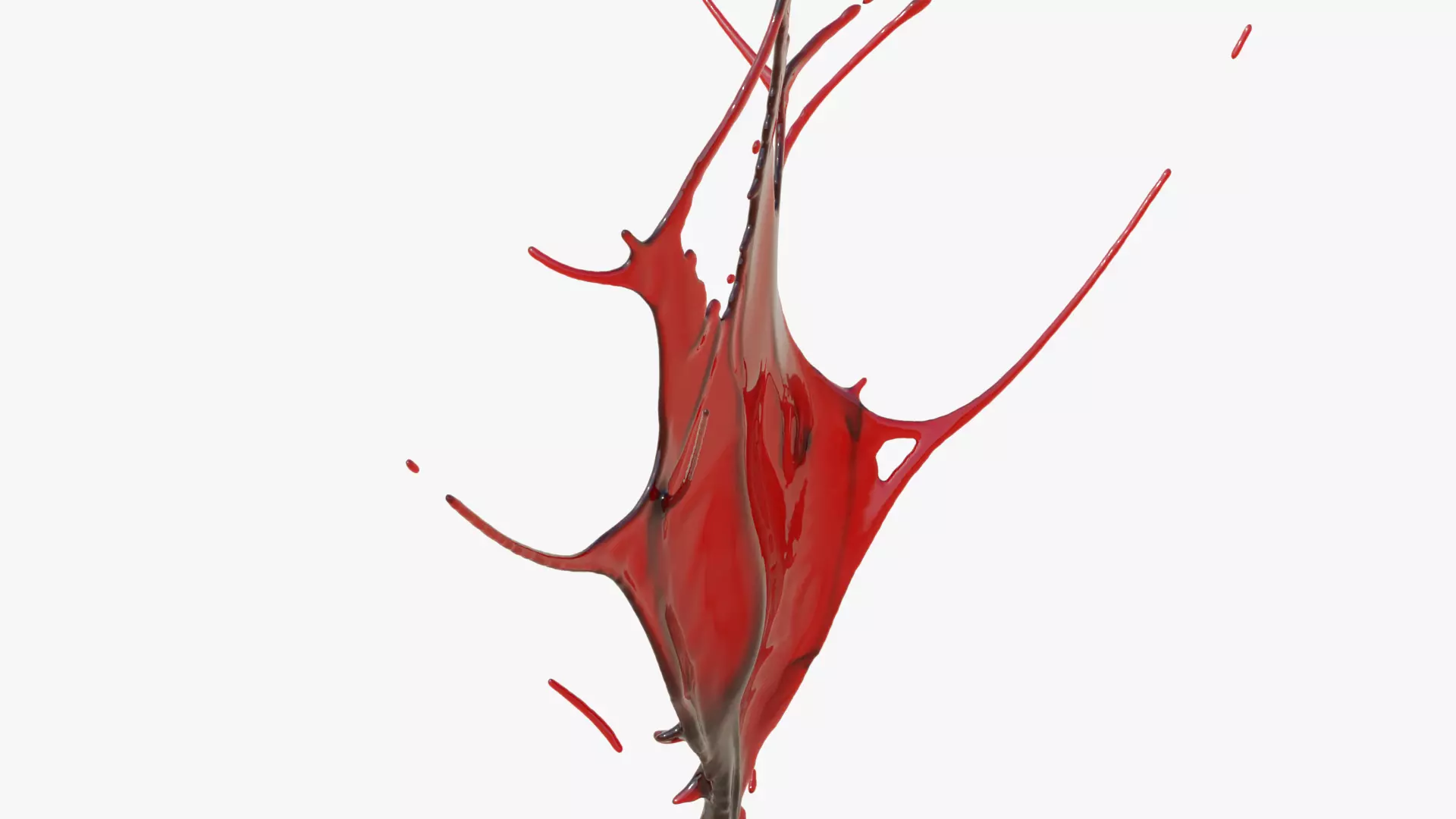 Animated Swirly Blood Splash 1 3D model_0