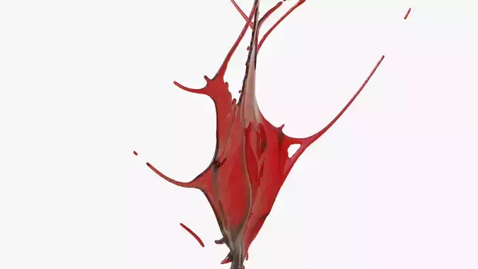 Animated Swirly Blood Splash 1