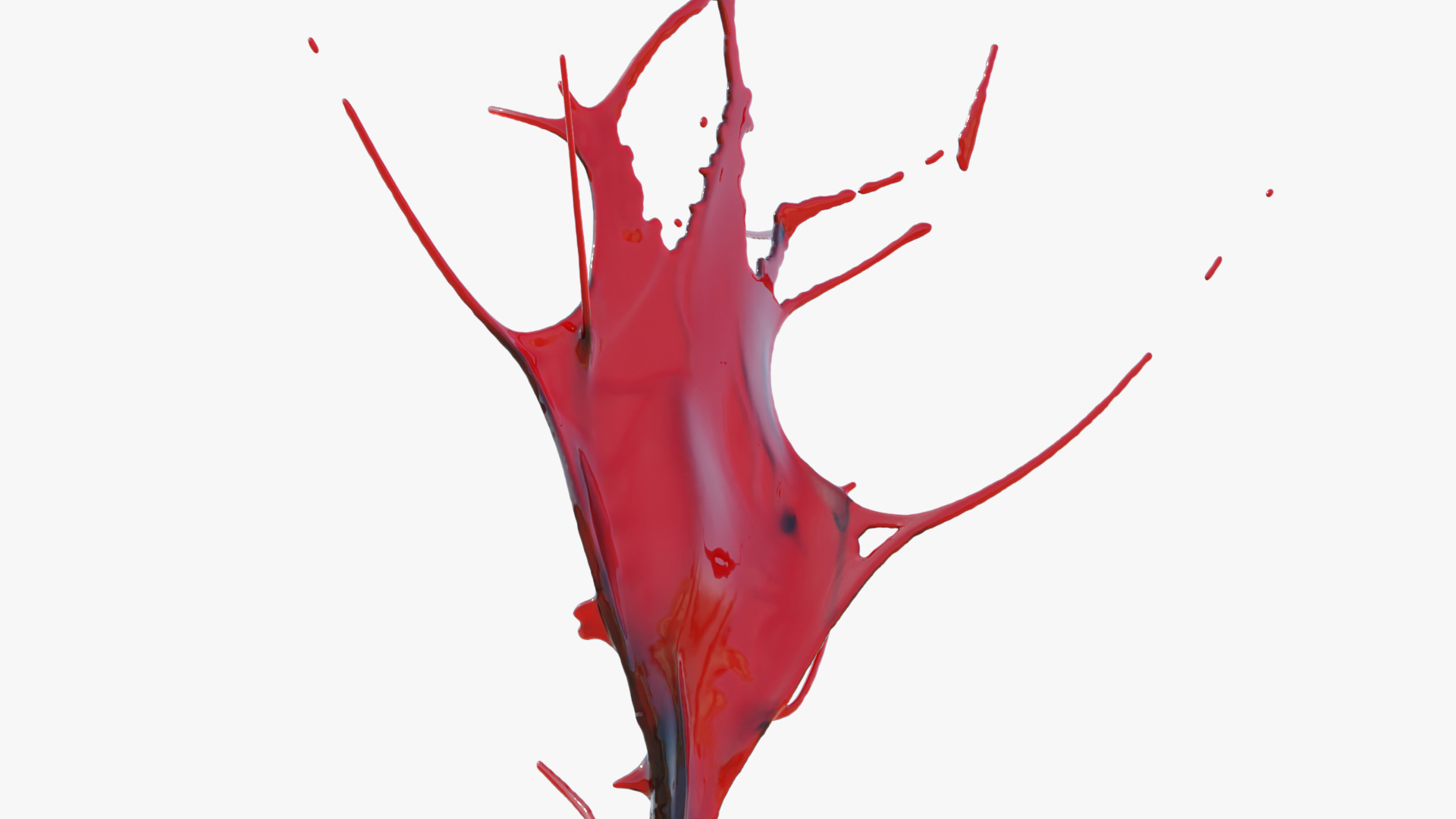 Animated Swirly Blood Splash 1 3D model_5