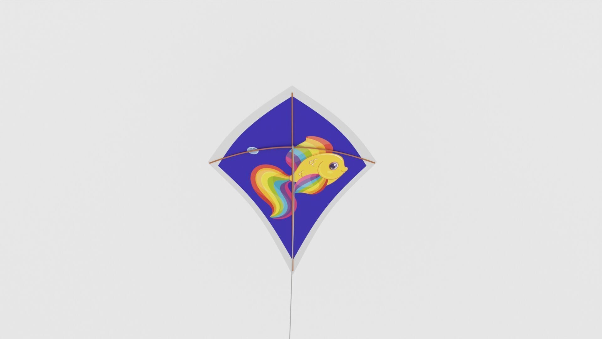 Kite Low-poly 3D model Low-poly 3D model_1