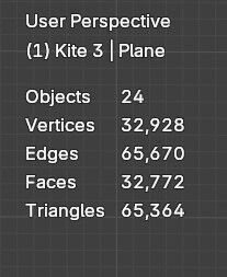 Kite Low-poly 3D model Low-poly 3D model_10