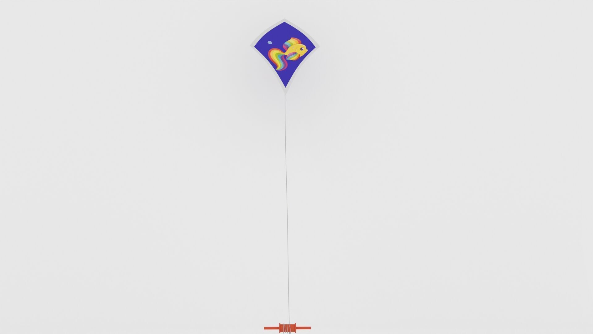 Kite Low-poly 3D model Low-poly 3D model_3