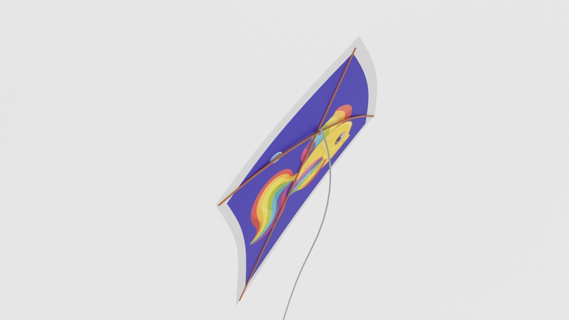 Kite Low-poly 3D model Low-poly 3D model_5