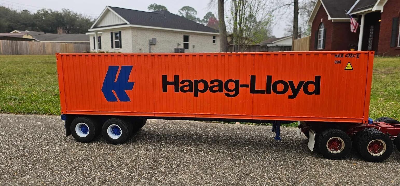 1 14 Scale RC Truck Trailer and Container Box 3d print 3D print model_3