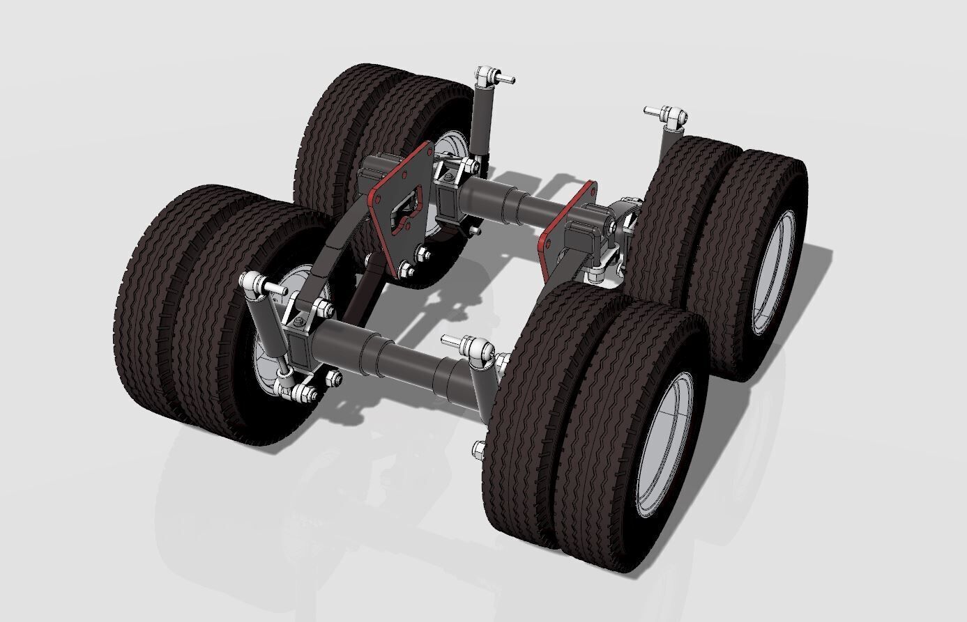 1 14 Scale RC Truck Trailer and Container Box 3d print 3D print model_19