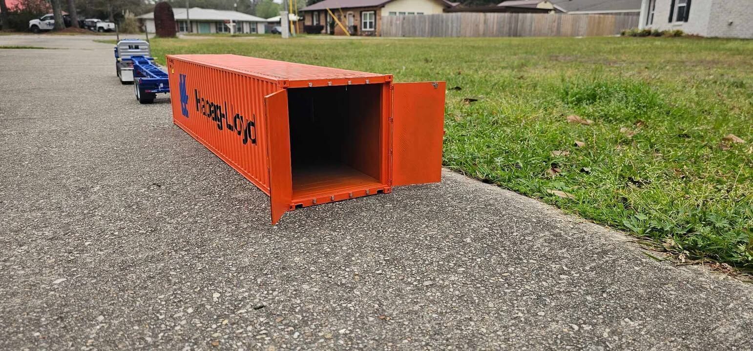 1 14 Scale RC Truck Trailer and Container Box 3d print 3D print model_5