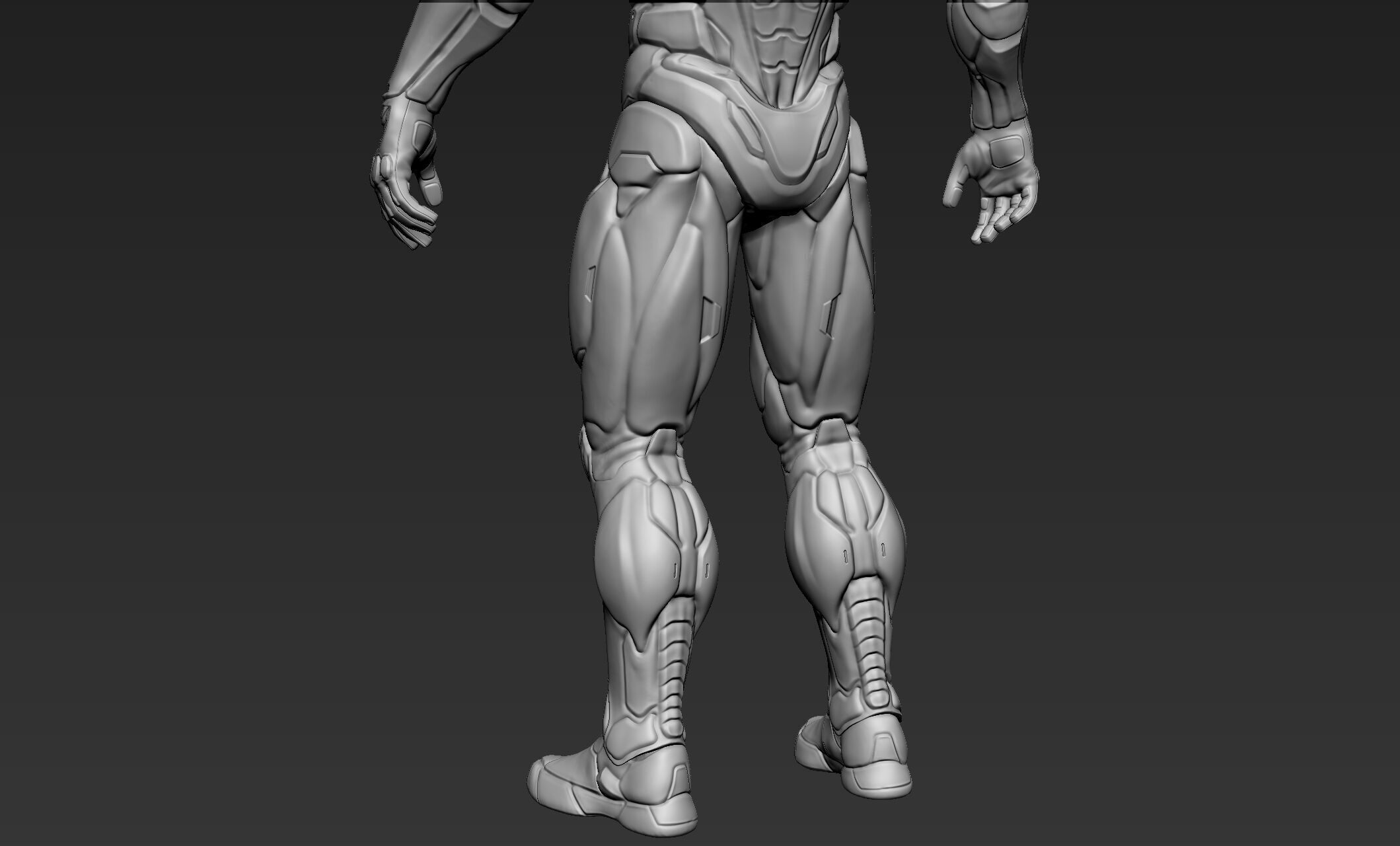 Sci-Fi Character Omega 3D model_11
