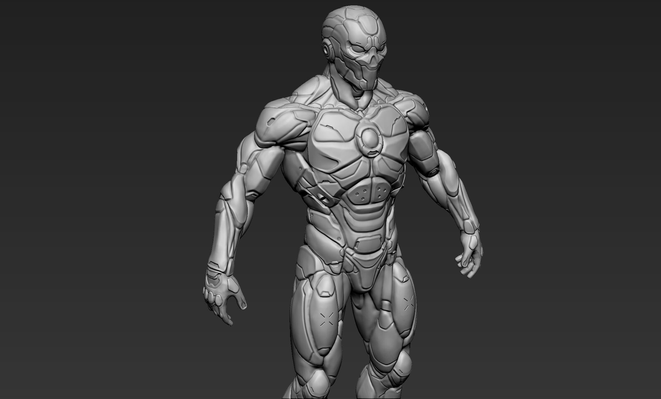 Sci-Fi Character Omega 3D model_13
