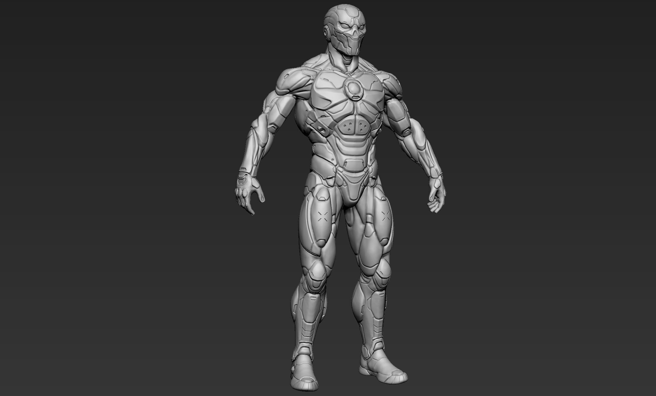 Sci-Fi Character Omega 3D model_5