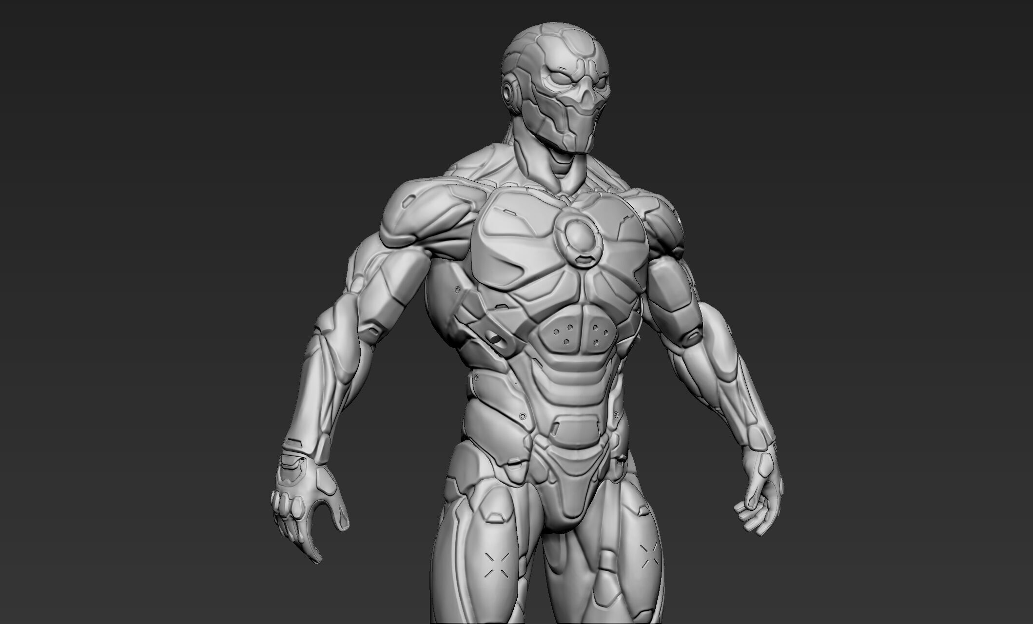 Sci-Fi Character Omega 3D model_6