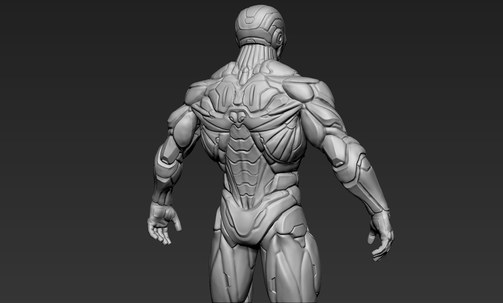 Sci-Fi Character Omega 3D model_12