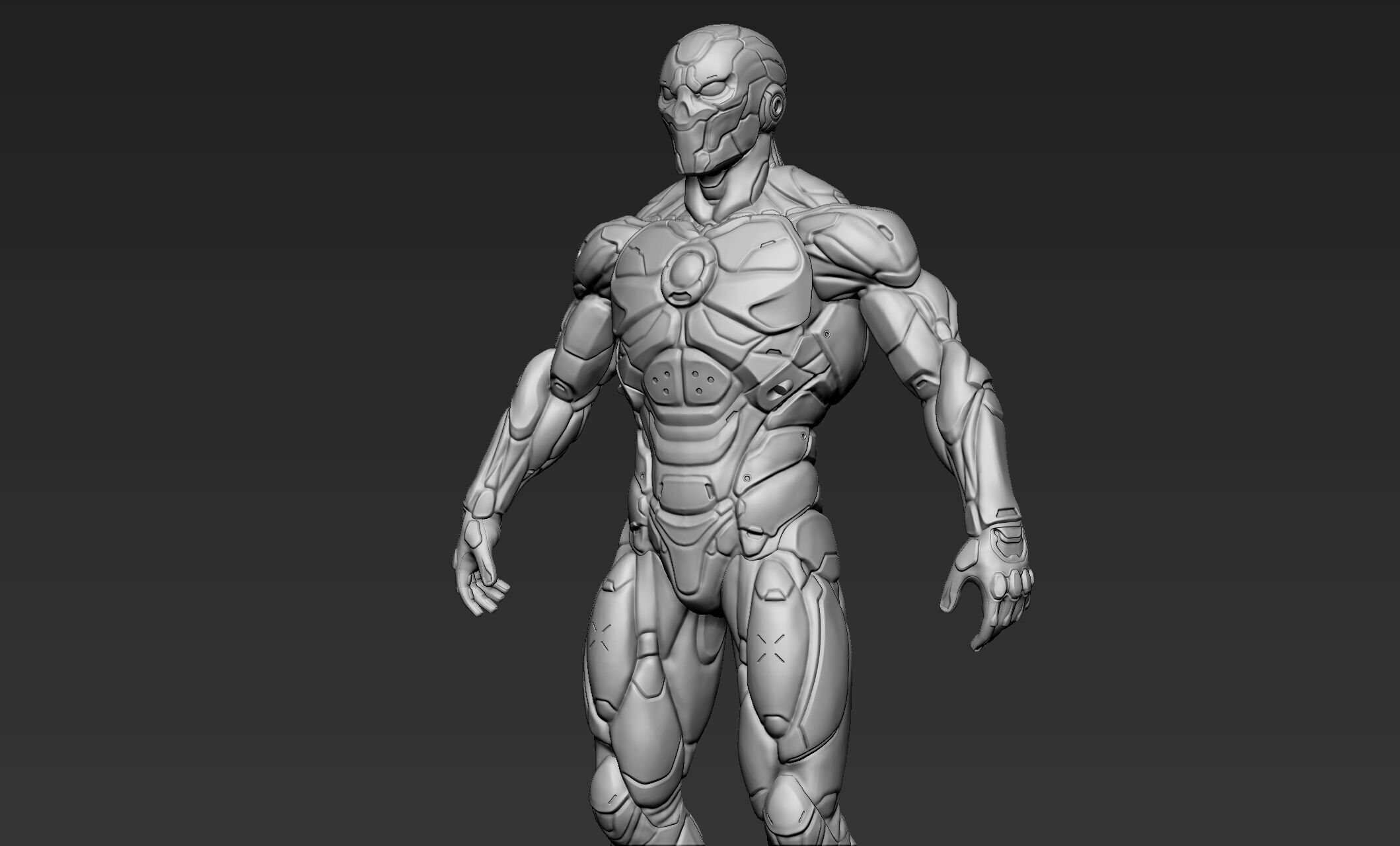 Sci-Fi Character Omega 3D model_7