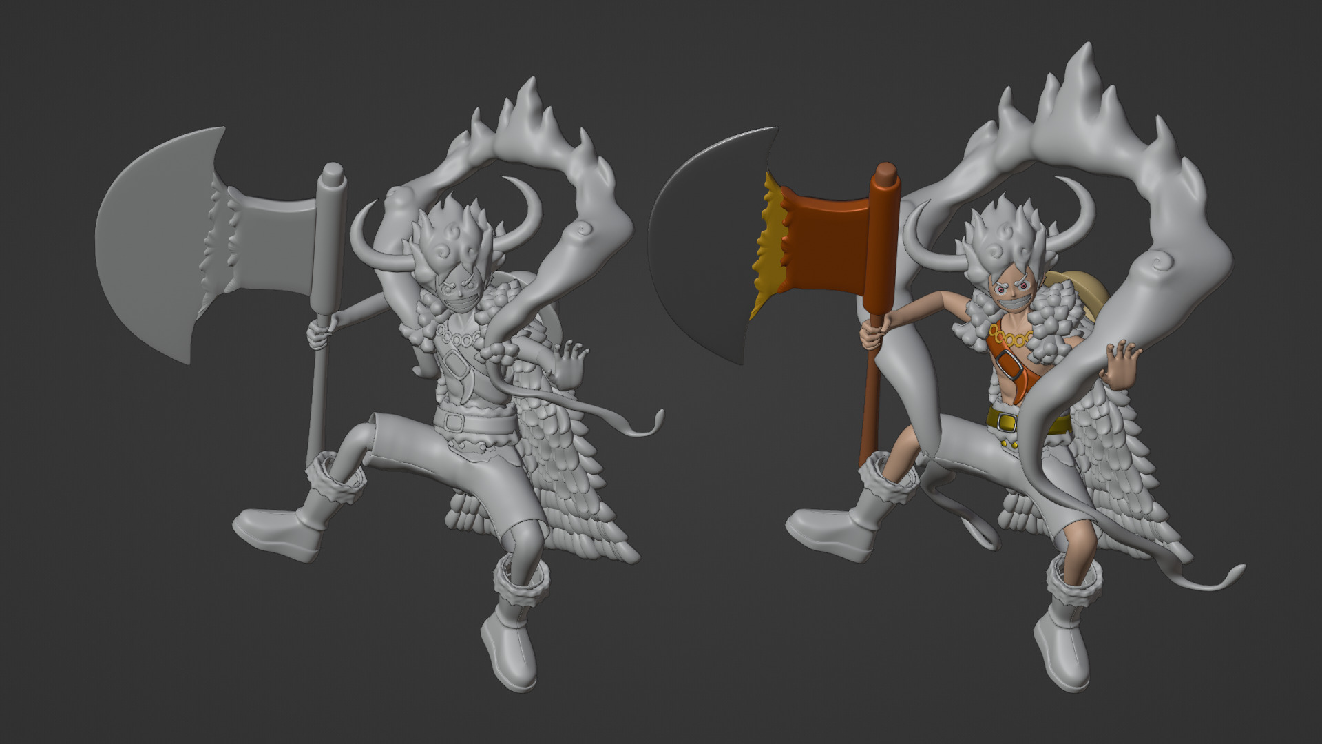 Luffy Gear 5 Elbaph - One Piece 3D model_18