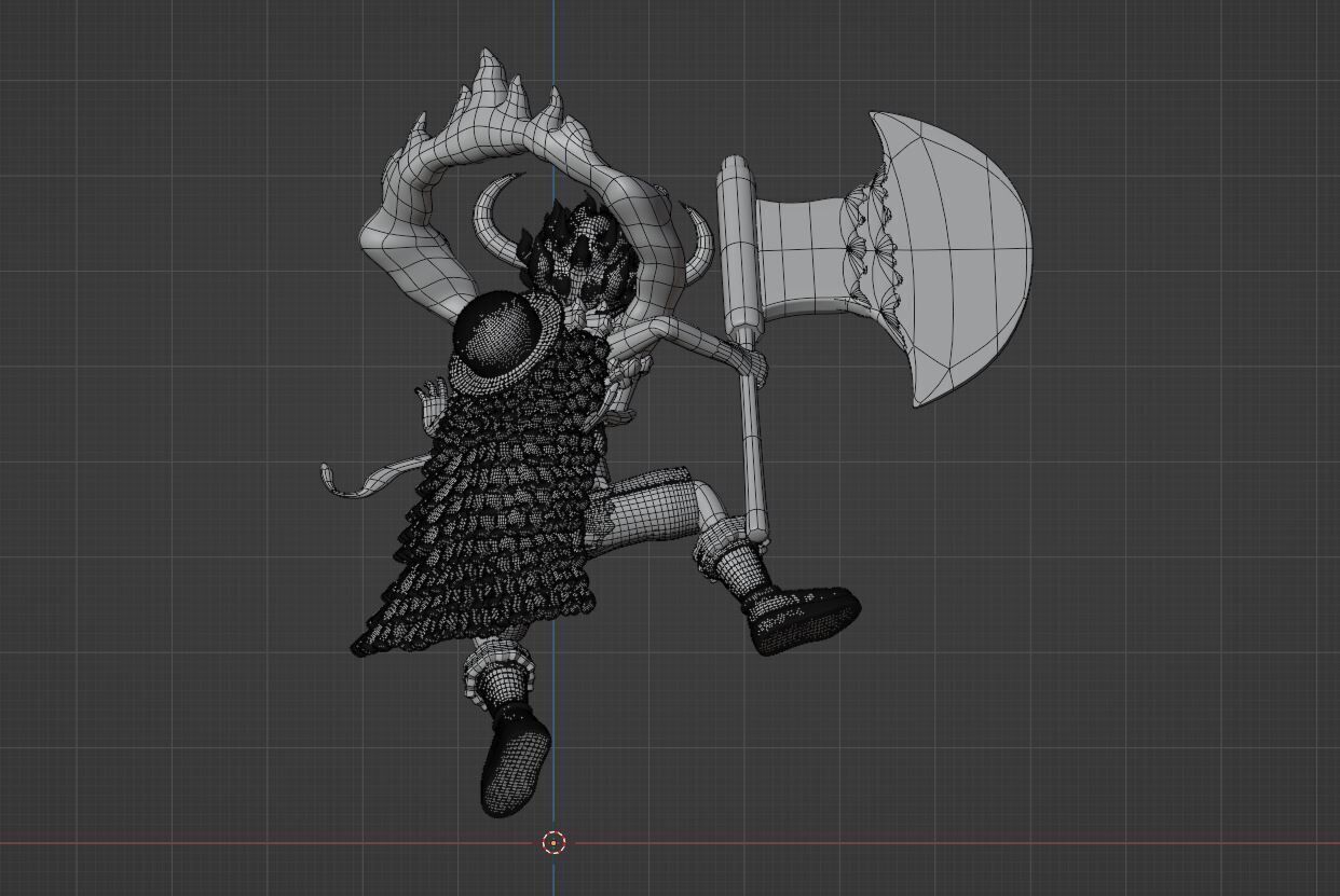 Luffy Gear 5 Elbaph - One Piece 3D model_11