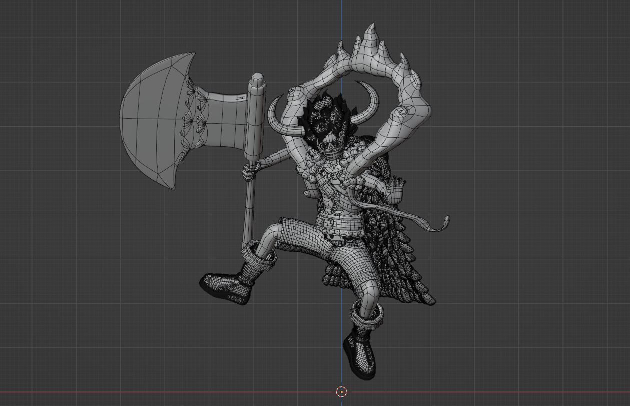 Luffy Gear 5 Elbaph - One Piece 3D model_9