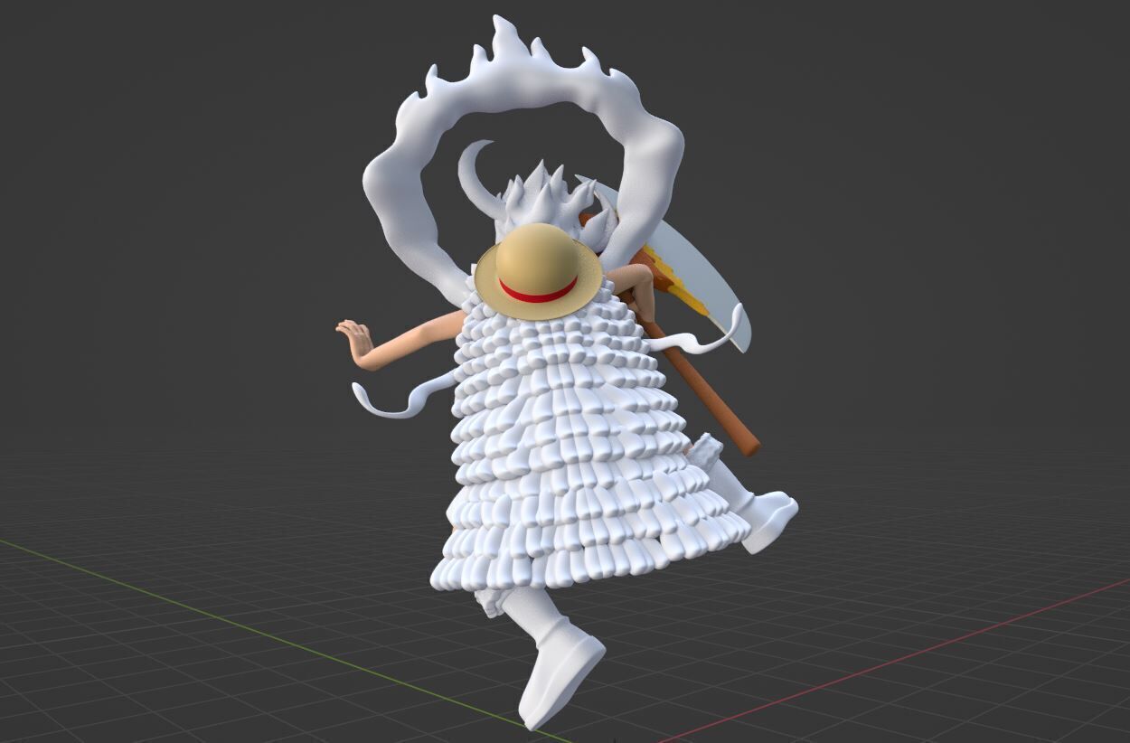 Luffy Gear 5 Elbaph - One Piece 3D model_6