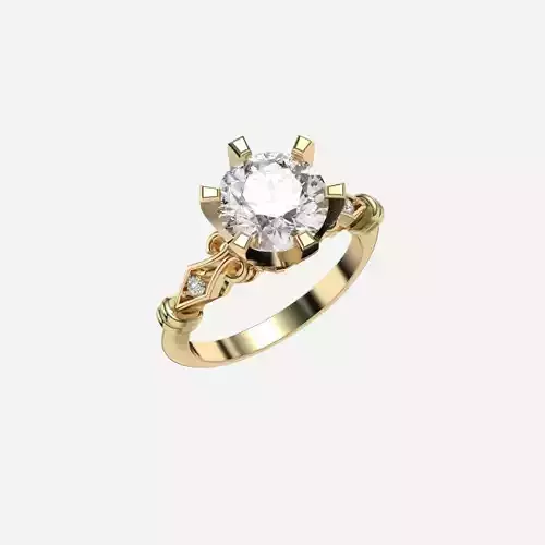 Crown diamond Ring