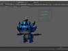 3D model Cartoon Dragon BLUE - MAYA Rigged and Blender VR / AR / low ...