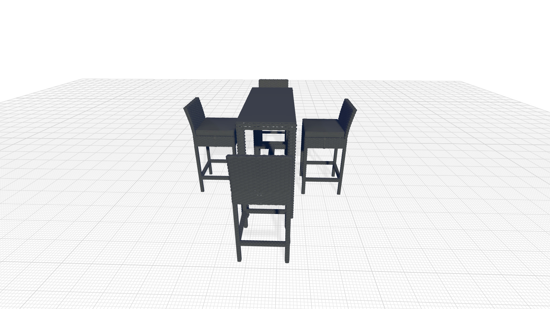 Sojourn Bar Height Dining Set 3D model_7