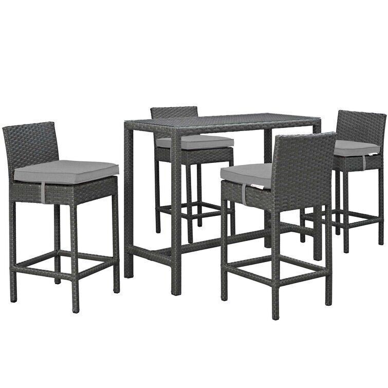 Sojourn Bar Height Dining Set 3D model_1