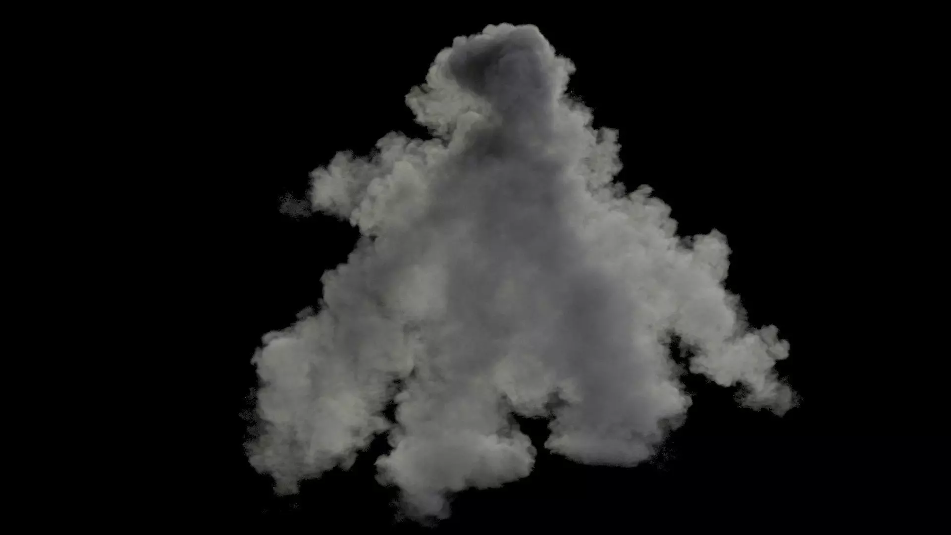 Mortar Explosion 2 VDB 3D model_0