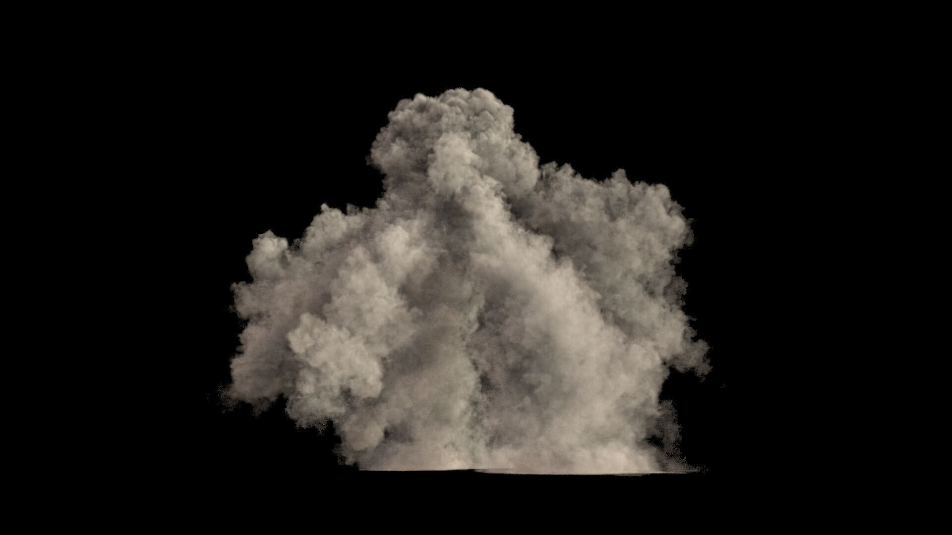 Mortar Explosion 2 VDB 3D model_2