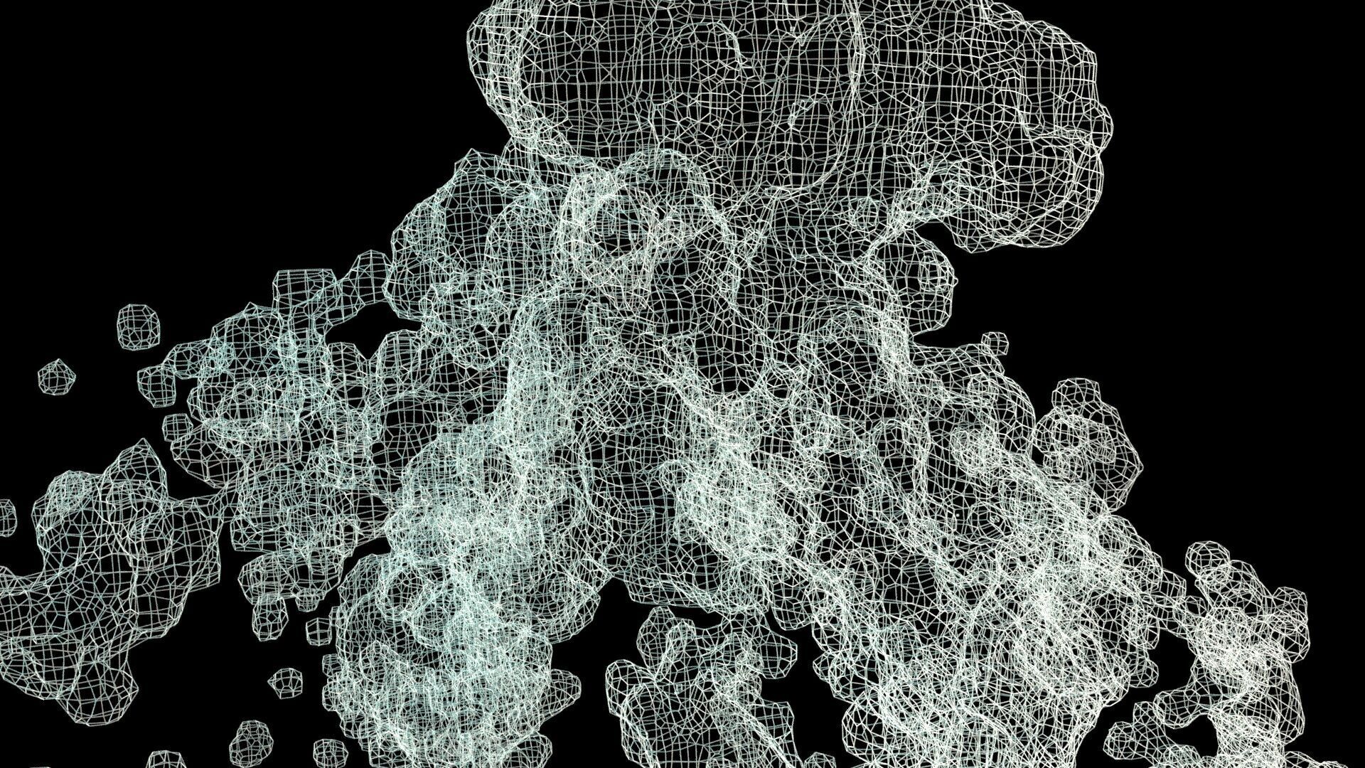 Mortar Explosion 2 VDB 3D model_7