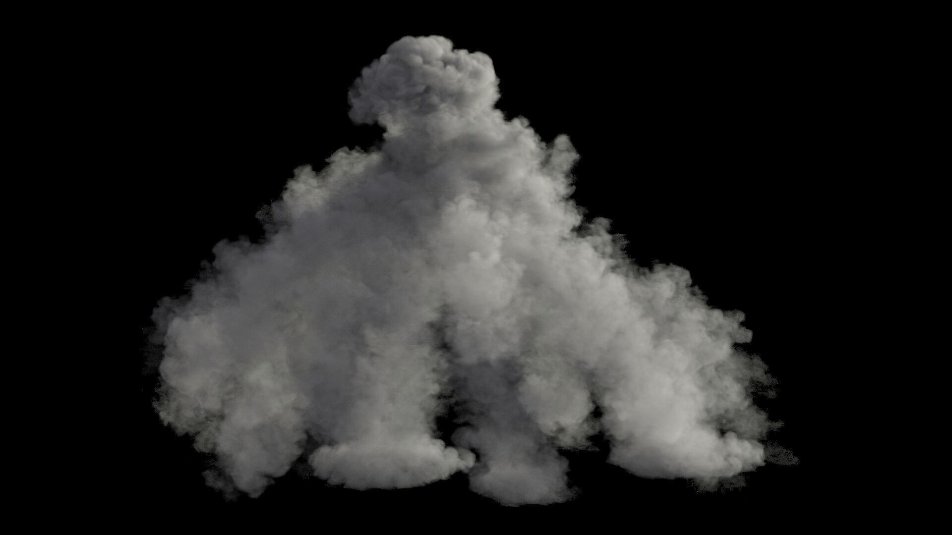 Mortar Explosion 2 VDB 3D model_1