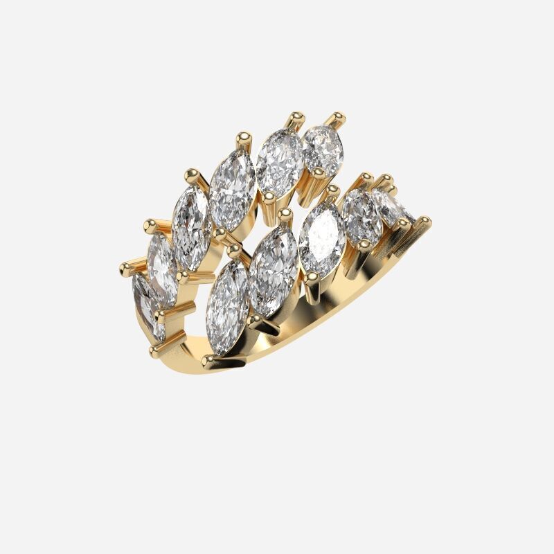 diamond Ring 3D print model_6