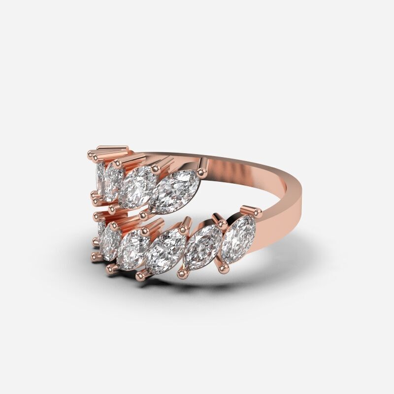 diamond Ring 3D print model_3