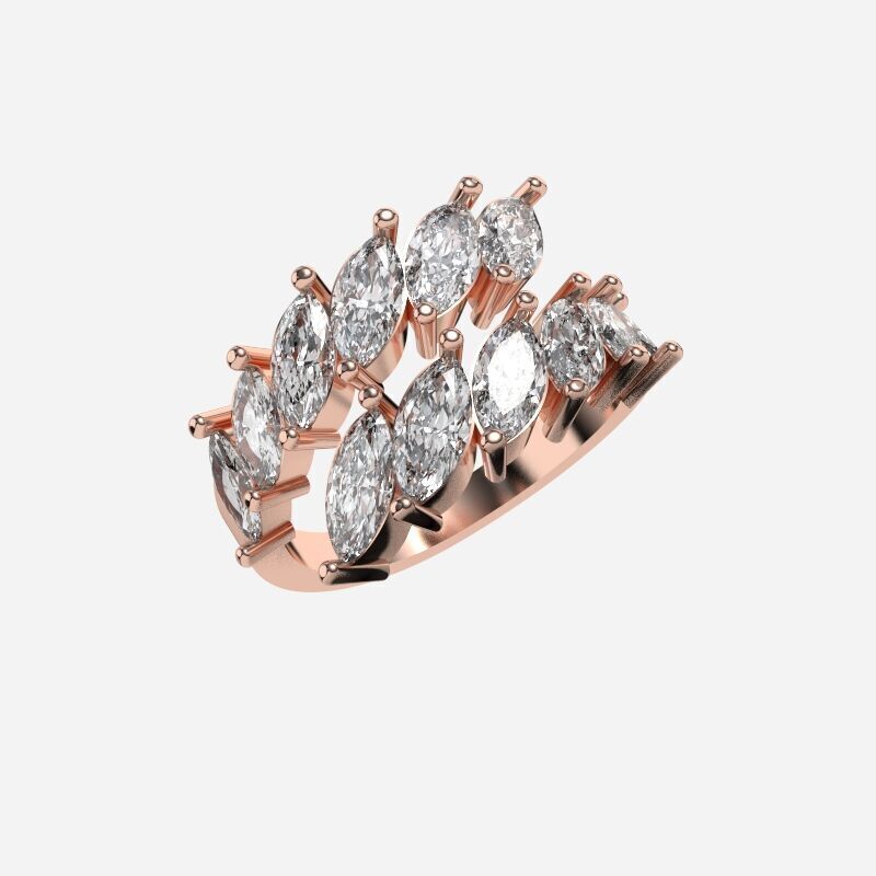 diamond Ring 3D print model_4