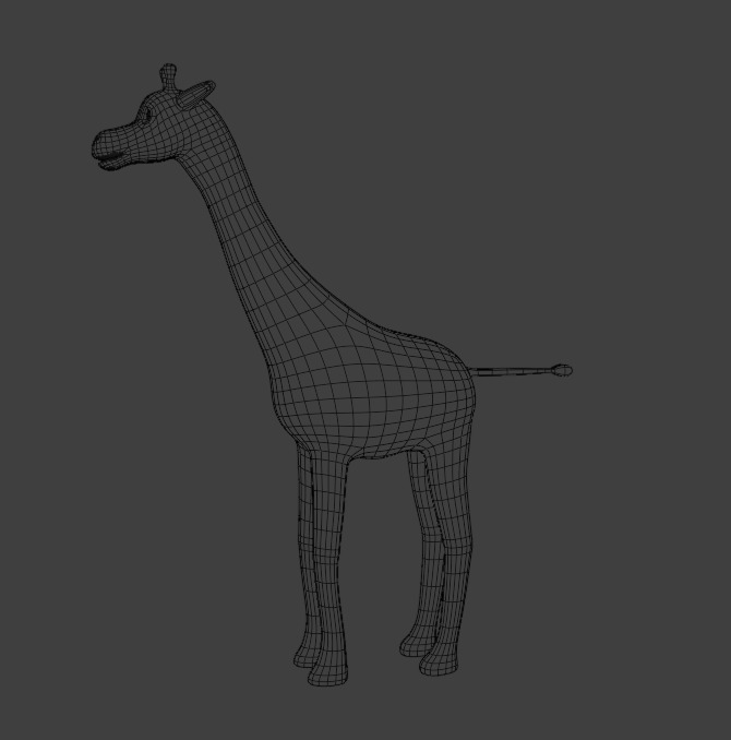 Giraffe  Low Poly 3D Model 3D model_5