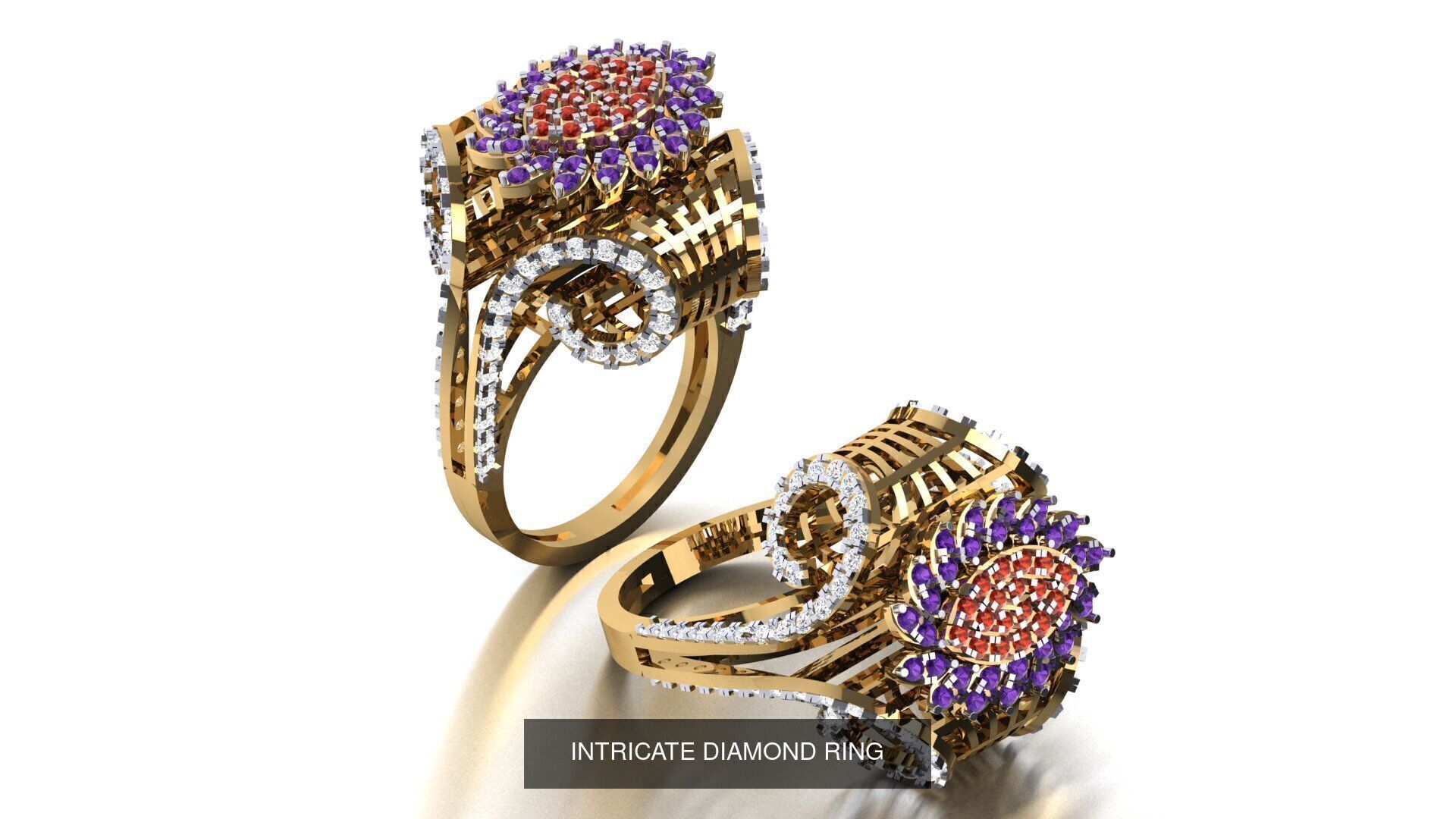 COLLECTION OF COCKTAIL RINGS _3