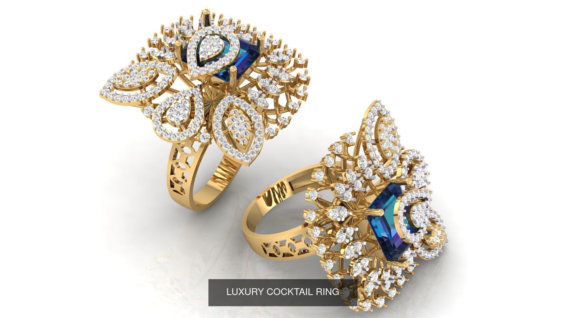 COLLECTION OF COCKTAIL RINGS _1