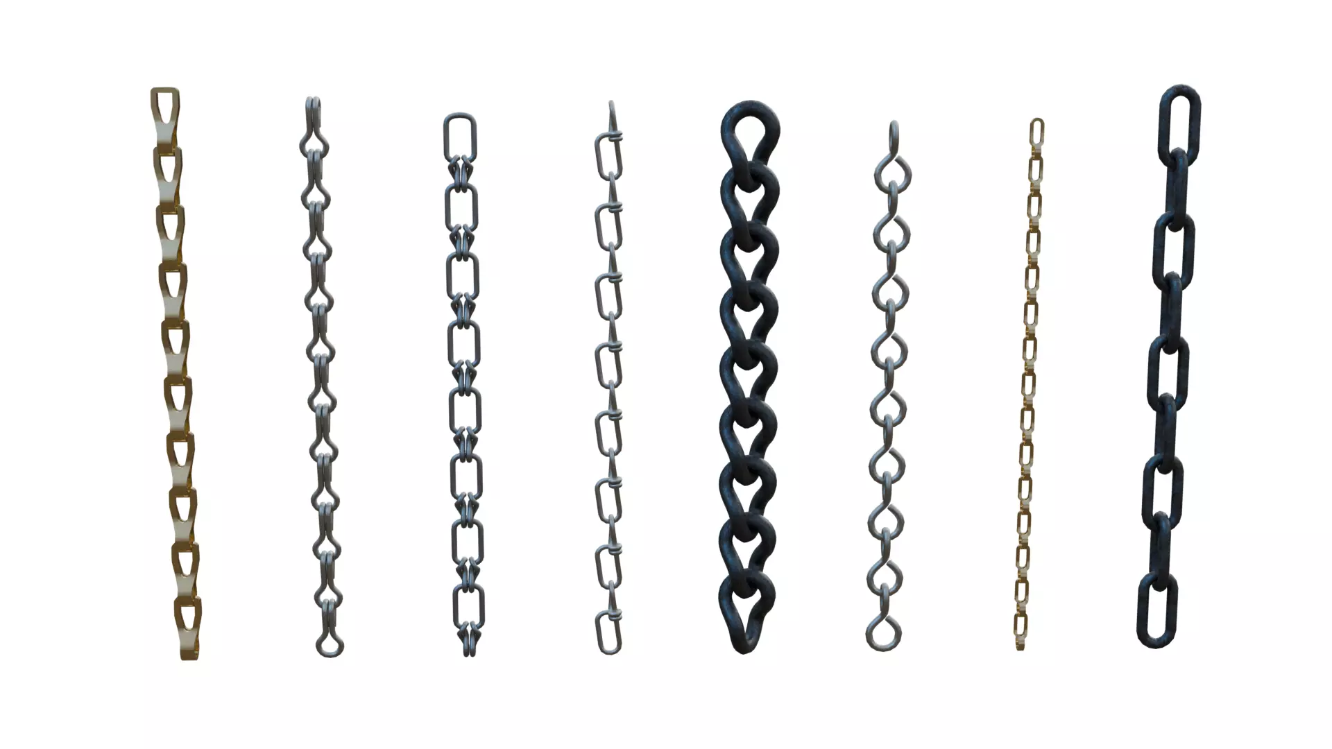 Chain pack 3D model