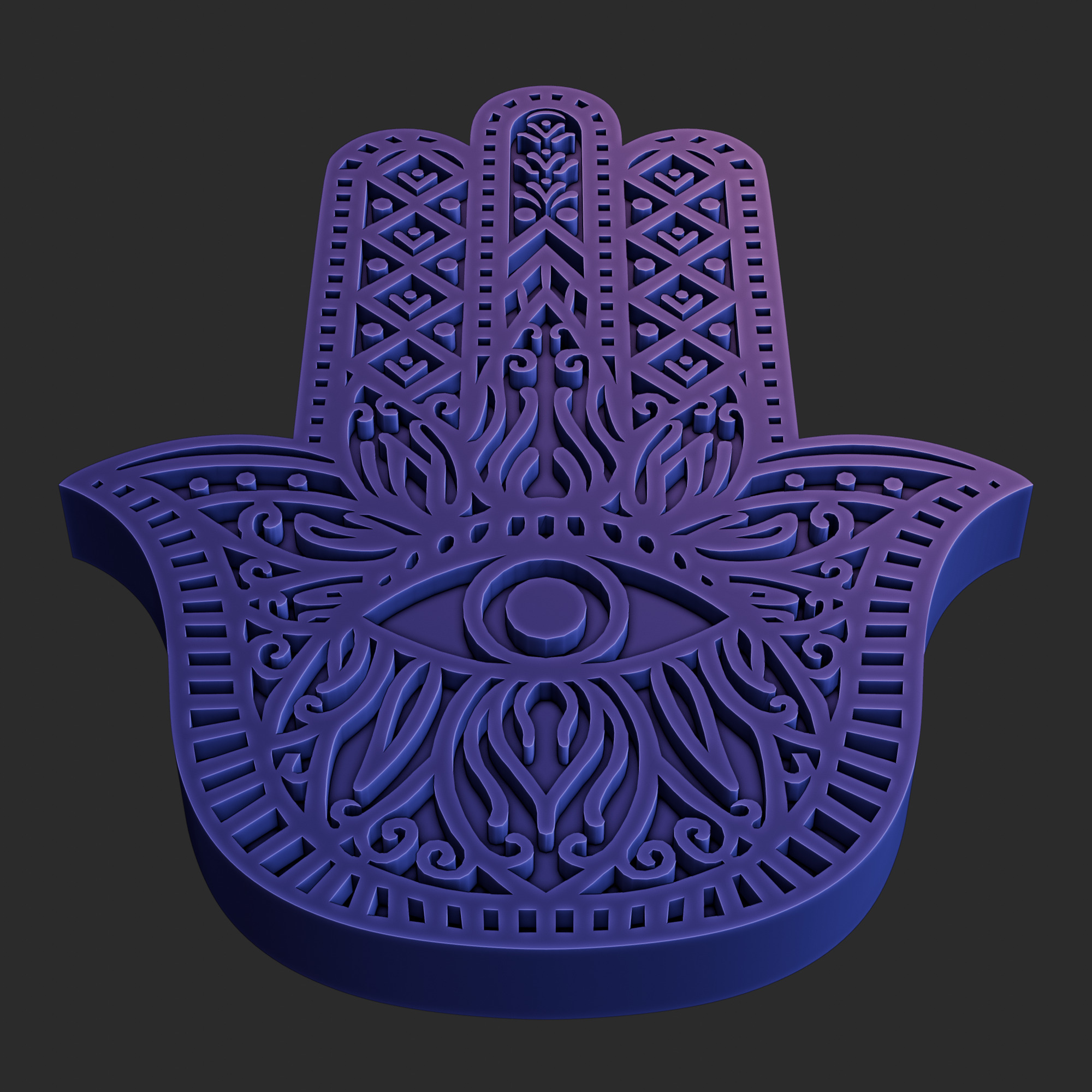 HamsaHand 3D Printable 3D print model_1
