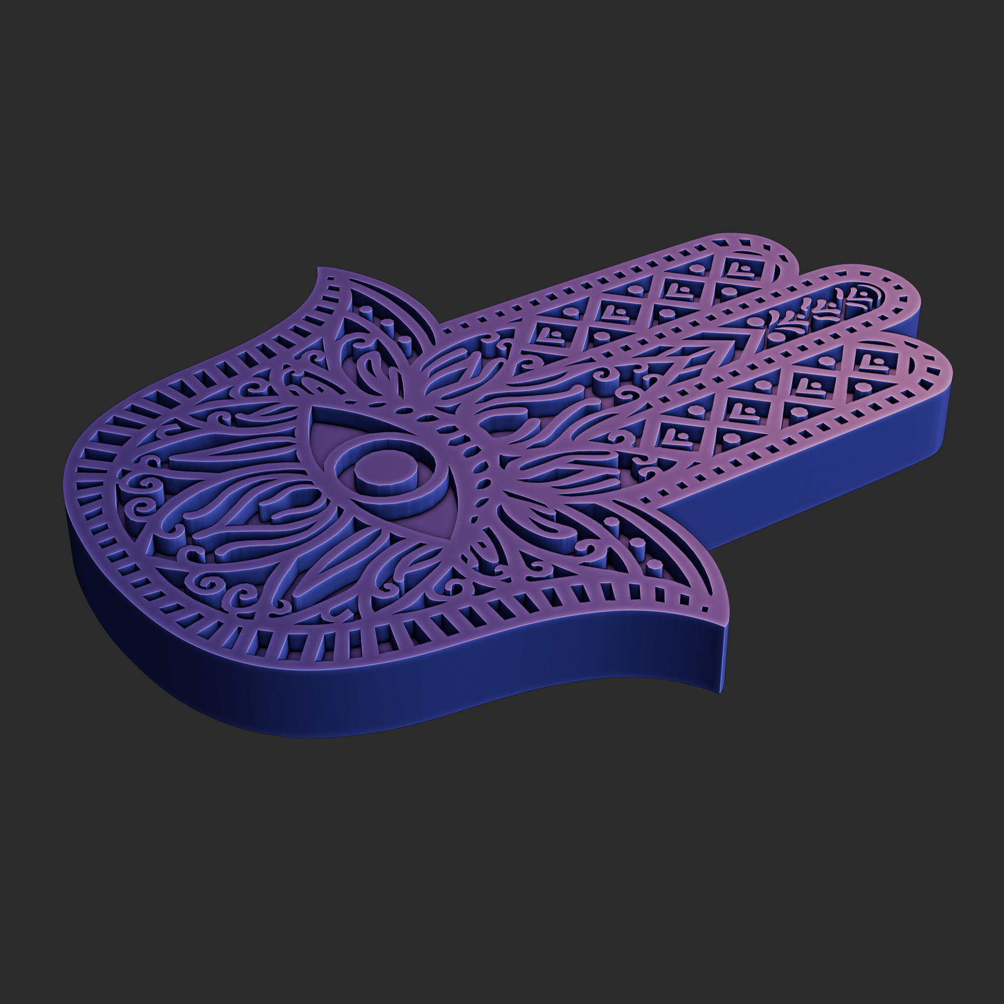 HamsaHand 3D Printable 3D print model_2
