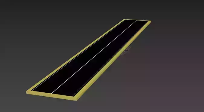 Road model Free 3D model